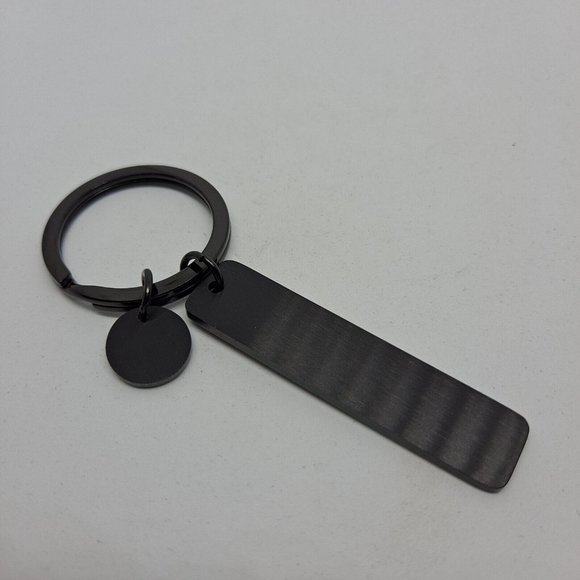 Handsome Husband Boyfriend Fiance gift Keychain Key Ring Black - Picture 3 of 5